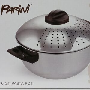 Parini Stainless Steel Pasta Pot 6 Quart